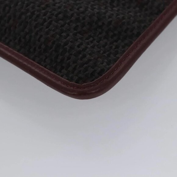 SAINT LAURENT Pouch PVC Leather Gray Auth bs22836 - Picture 14 of 16